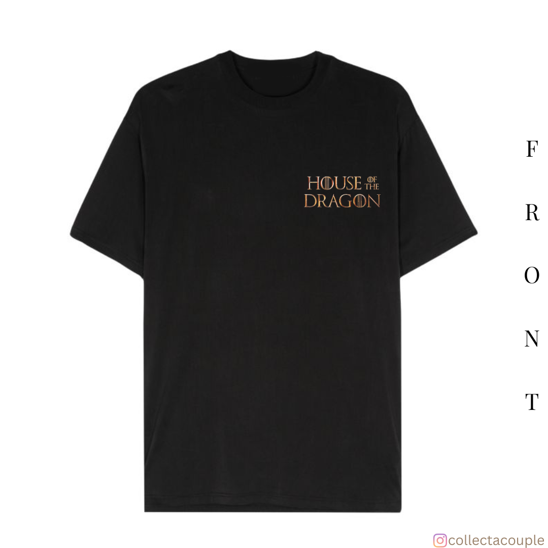 House of The Dragon: Daemon Targaryen Oversized Unisex T-shirt (front and back print)