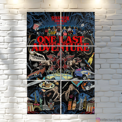 Stranger Things: One Last Adventure Fandom Puzzle Board Wall Art