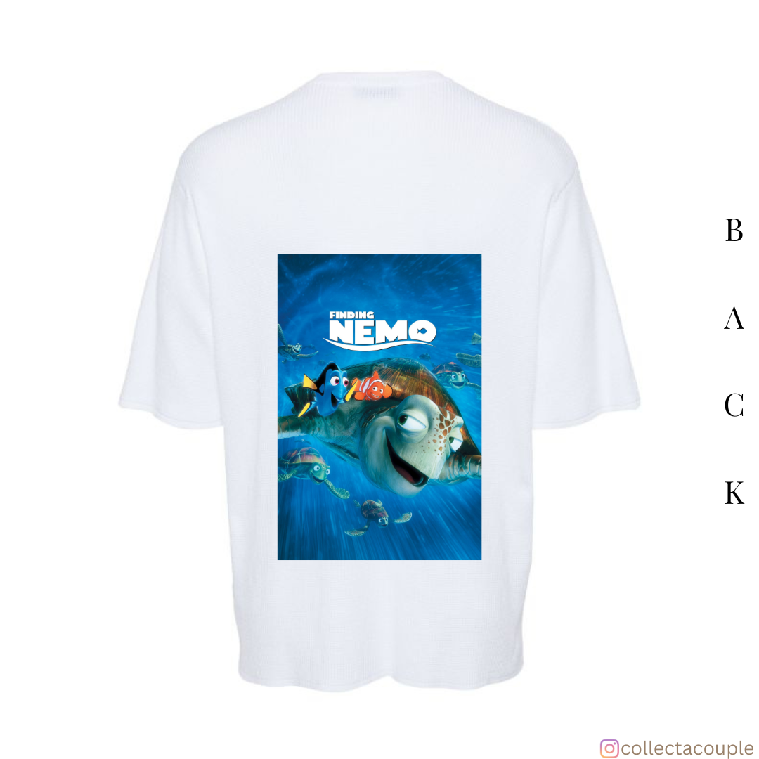 Finding Nemo: Poster Oversized Unisex T-shirt (front and back print)