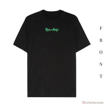 Rick and Morty: Illustrated Oversized Unisex T-shirt (front and back print)