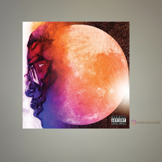 Kid Cudi: Man On The Moon: The End Of Day Album Cover Hardboard Poster