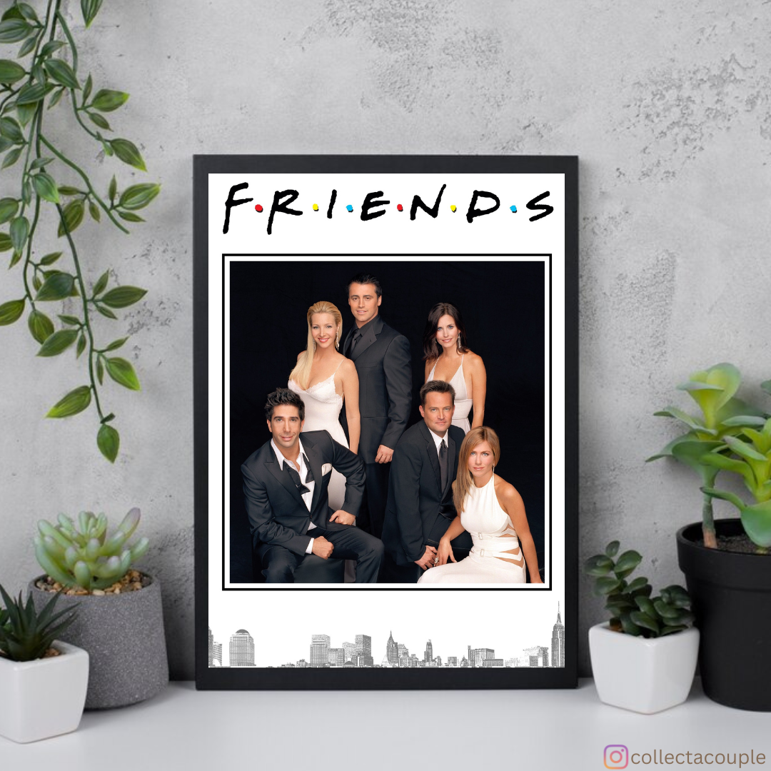 Friends: Cast Collage (1) Framed Poster