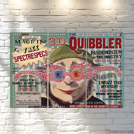 Harry Potter: Quibbler Fandom Puzzle Board Wall Art