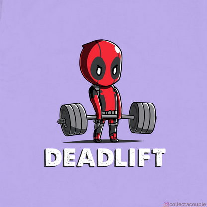 Deadpool: Deadlift Illustrated Oversized Unisex T-shirt (front and back print)