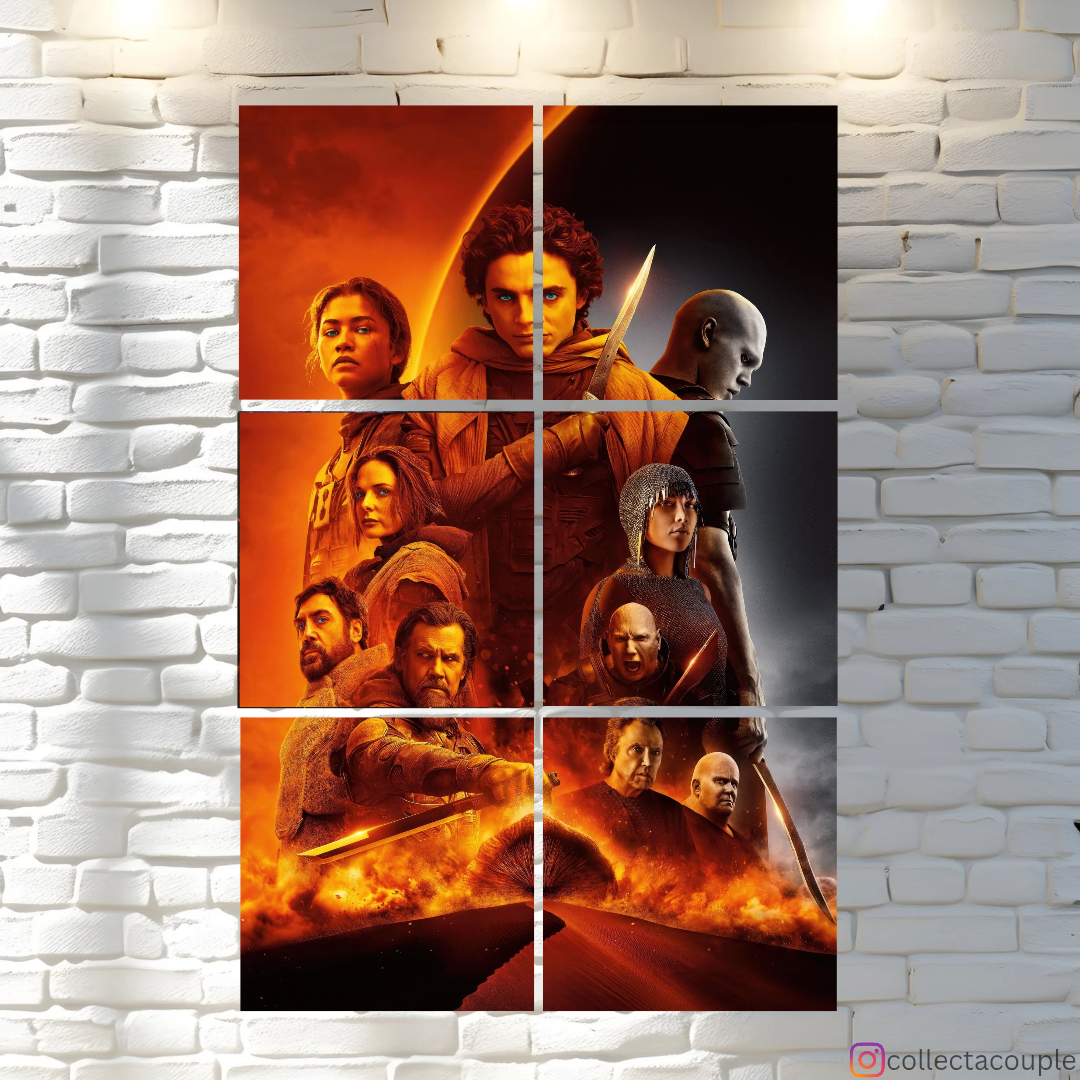 Dune 2: Cast Fandom Puzzle Board Wall Art