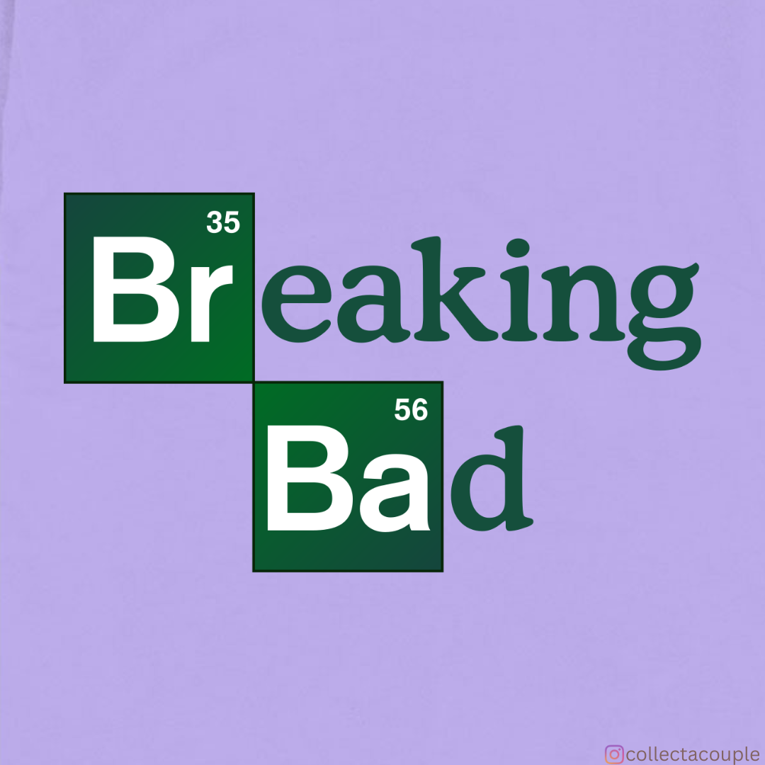 Breaking Bad: Walter and Jesse Illustrated Oversized Unisex T-shirt (front and back print)