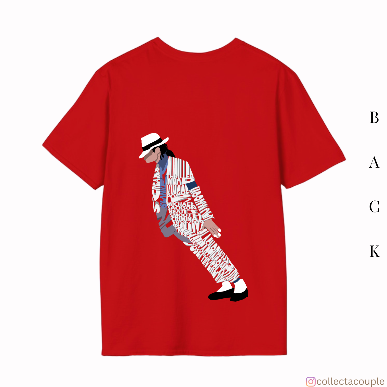 Michael Jackson: Smooth Criminal Oversized Unisex T-shirt (front and back print)