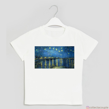 Van Gogh: Starry Night Over The Rhone Unisex T-shirt