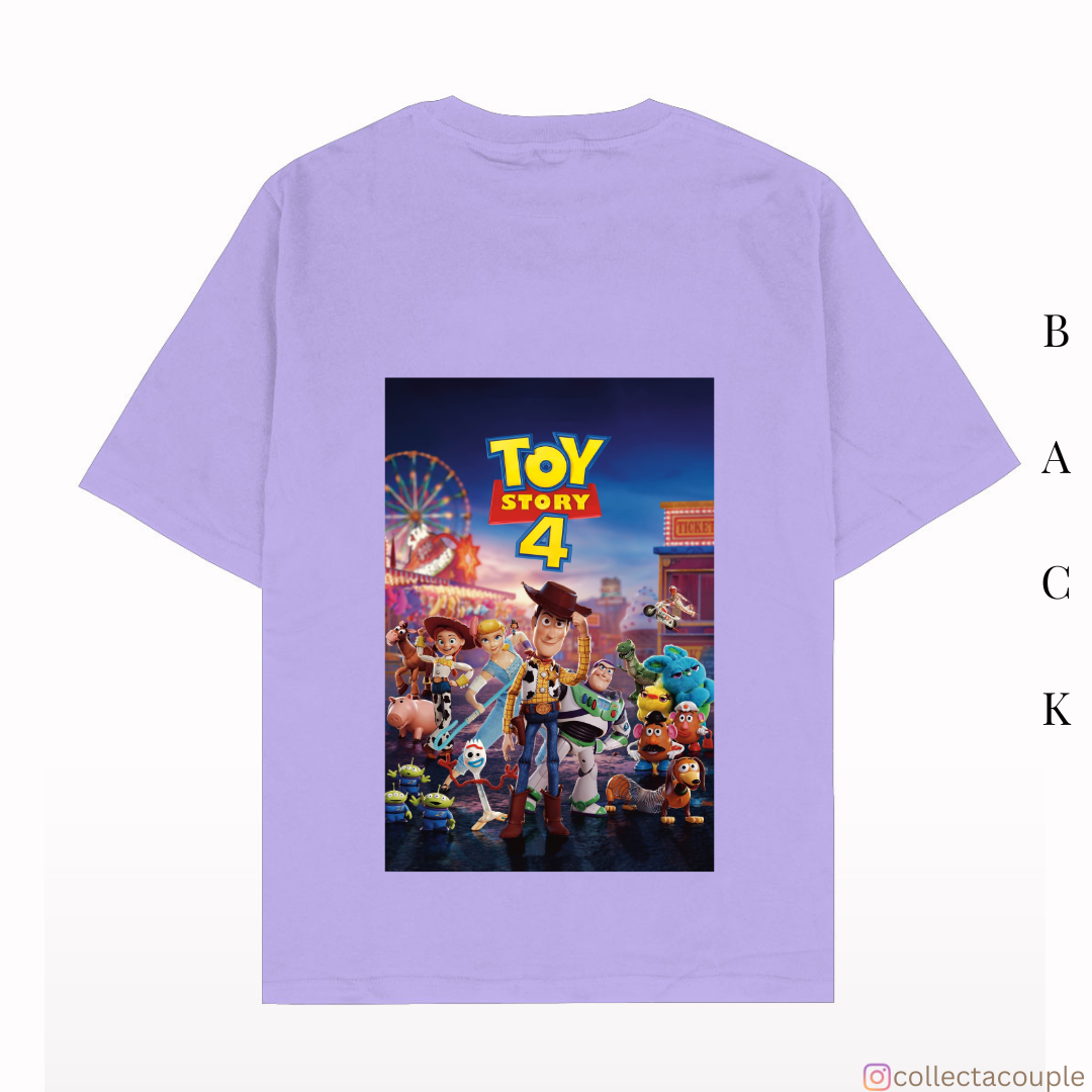 Toy Story: Part 4 Oversized Unisex T-shirt (front and back print)