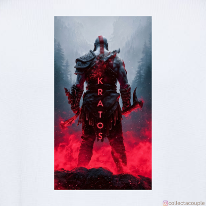 God of War: Kratos Oversized Unisex T-shirt (front and back print)