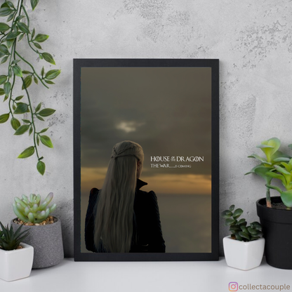 House of The Dragon: Rhaenyra Quote Framed Poster