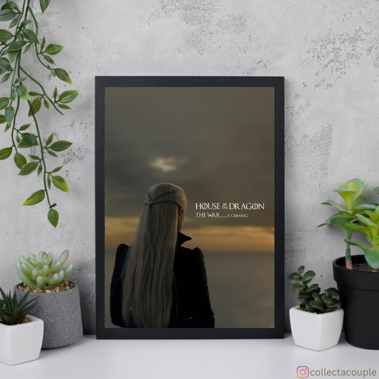 House of The Dragon: Rhaenyra Quote Framed Poster