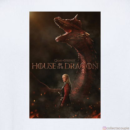 House of The Dragon: Daemon Targaryen Oversized Unisex T-shirt (front and back print)