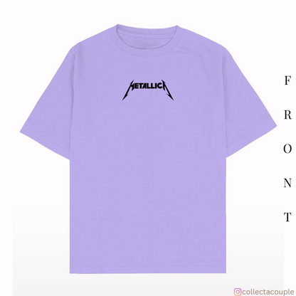 Metallica: Oversized Unisex T-shirt (front and back print)