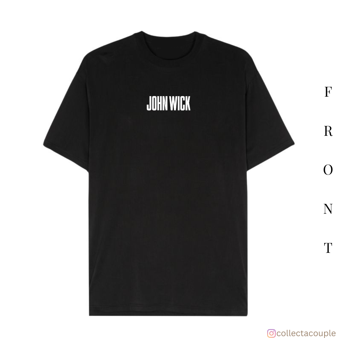 John Wick: Illustrated Oversized Unisex T-shirt (front and back print)