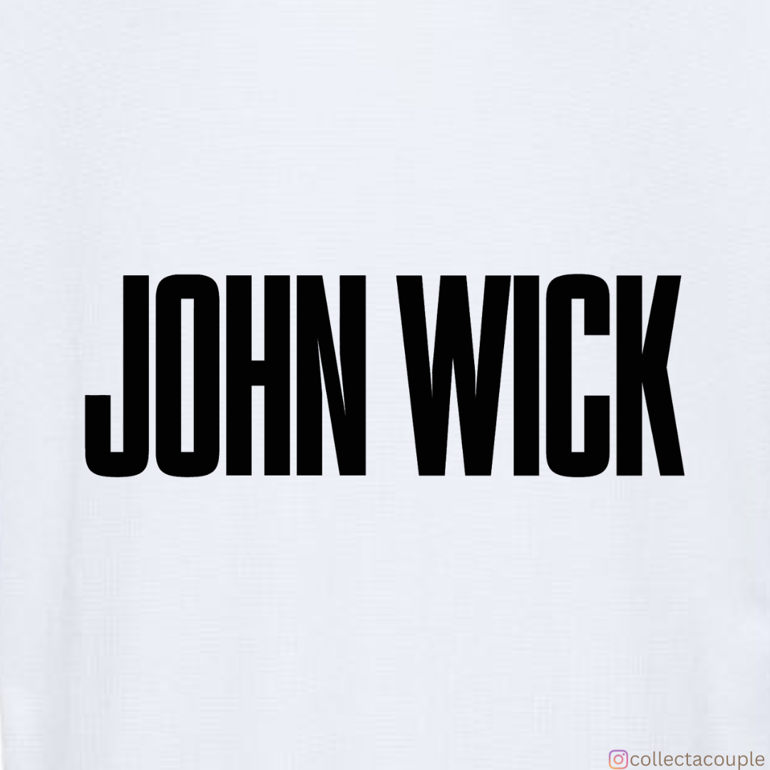 John Wick: Illustrated Oversized Unisex T-shirt (front and back print)