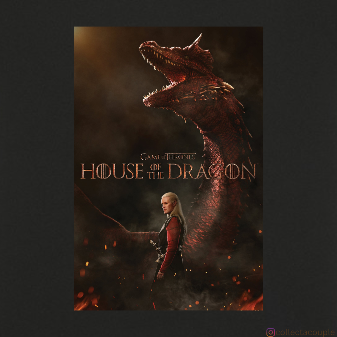 House of The Dragon: Daemon Targaryen Oversized Unisex T-shirt (front and back print)