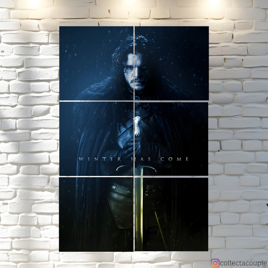 Game of Thrones: Jon Snow Fandom Puzzle Board Wall Art