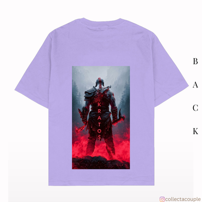 God of War: Kratos Oversized Unisex T-shirt (front and back print)