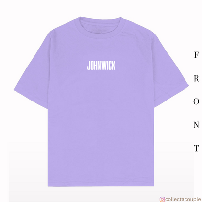 John Wick: Illustrated Oversized Unisex T-shirt (front and back print)