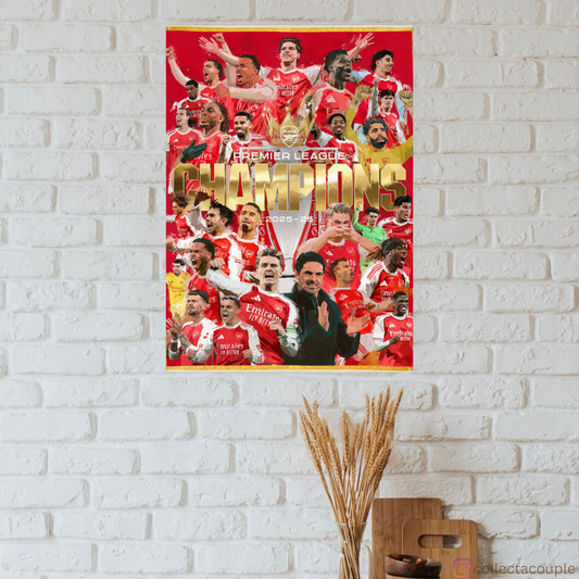 Arsenal: Premier League Champions 25/26 Poster
