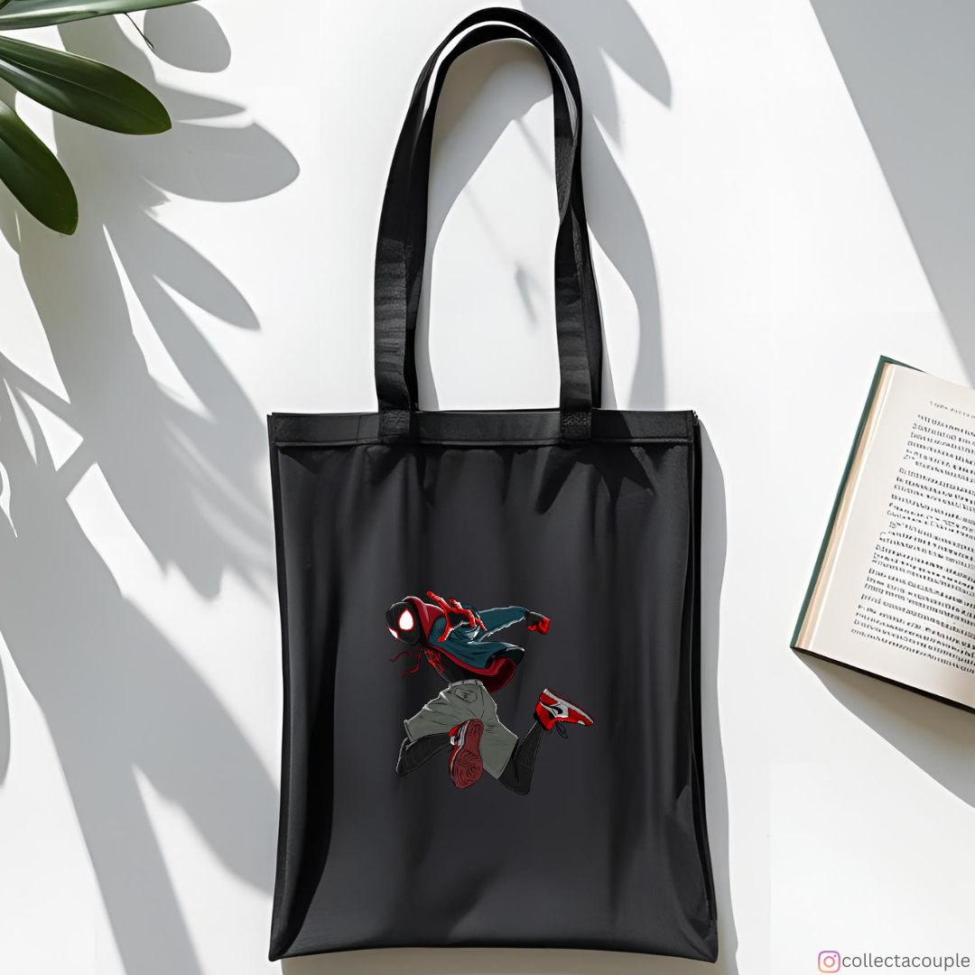 Spiderman Into the Spider-Verse: Miles Morales Tote Bag