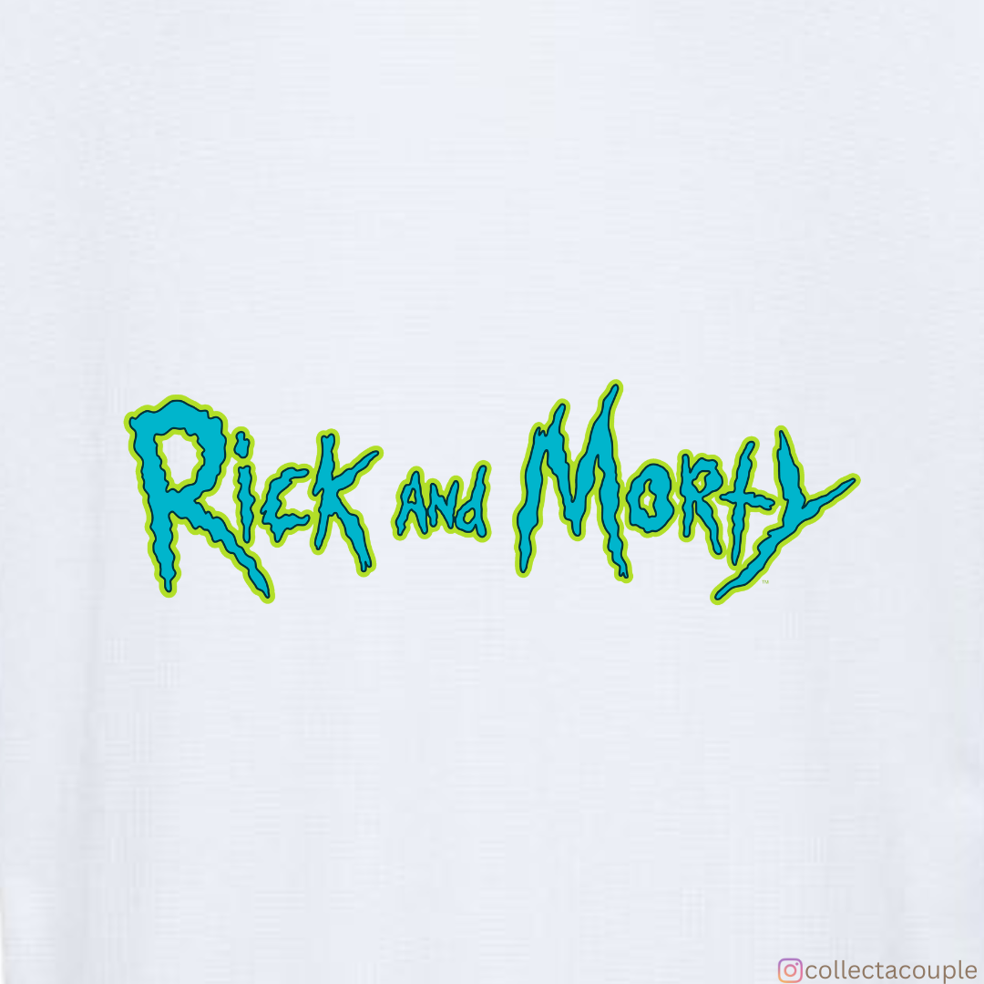 Rick and Morty: Illustrated Oversized Unisex T-shirt (front and back print)