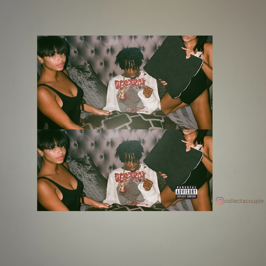Playboi Carti: Playboi Carti Album Cover Hardboard Poster