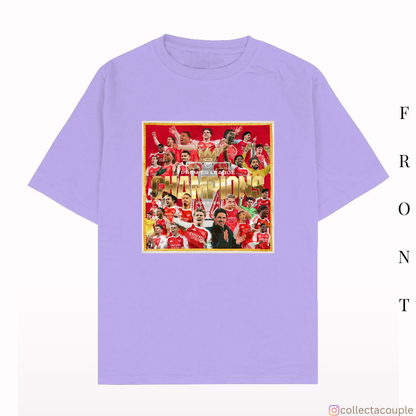 Arsenal: Premier League Champions 25/26 Oversized Unisex T-shirt