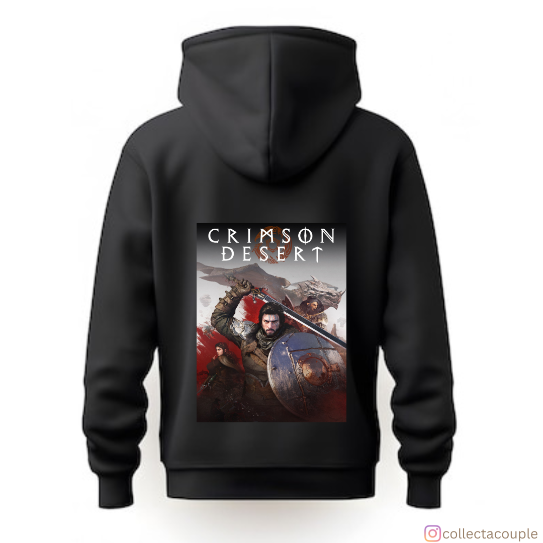 Crimson Desert: Kliff Unisex Hoodie (front & back print)