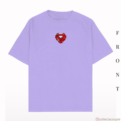 Iron Man: Glow Illustrated Oversized Unisex T-shirt (front and back print)