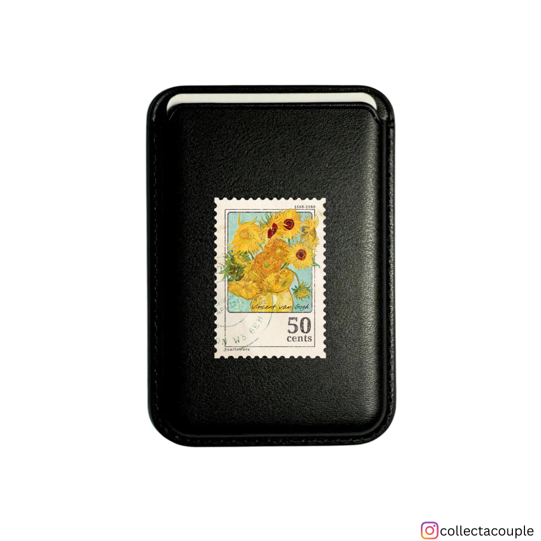 Van Gogh: Sunflowers Stamp Magsafe Wallet