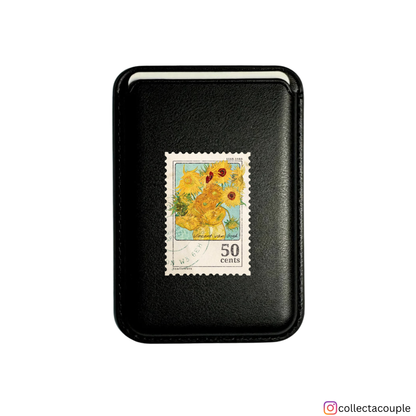 Van Gogh: Sunflowers Stamp Magsafe Wallet