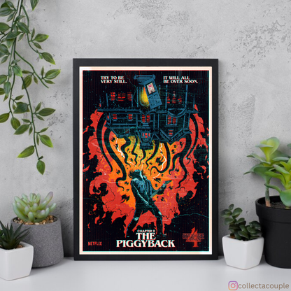 Stranger Things: The Piggyback Framed Poster