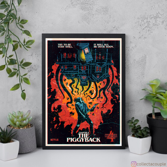 Stranger Things: The Piggyback Framed Poster