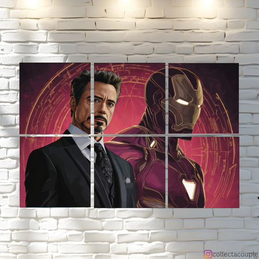 Iron Man: Pose Fandom Puzzle Board Wall Art