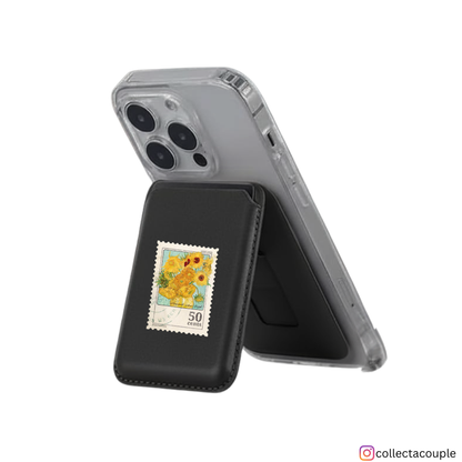Van Gogh: Sunflowers Stamp Magsafe Wallet