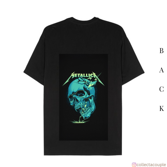 Metallica: Oversized Unisex T-shirt (front and back print)