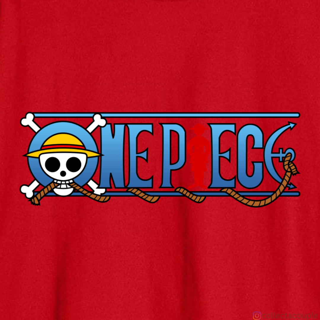 One Piece: Monkey D Luffy Scenic Oversized Unisex T-shirt (front and back print)