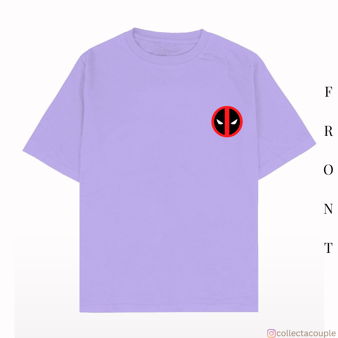 Deadpool: Deadlift Illustrated Oversized Unisex T-shirt (front and back print)