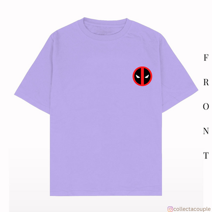 Deadpool: Deadlift Illustrated Oversized Unisex T-shirt (front and back print)