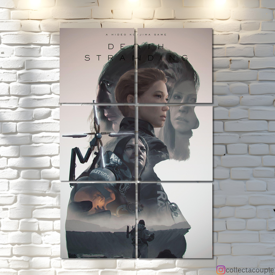 Death Stranding: Collage Fandom Puzzle Board Wall Art