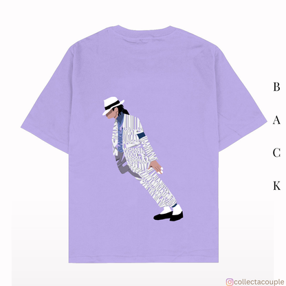 Michael Jackson: Smooth Criminal Oversized Unisex T-shirt (front and back print)