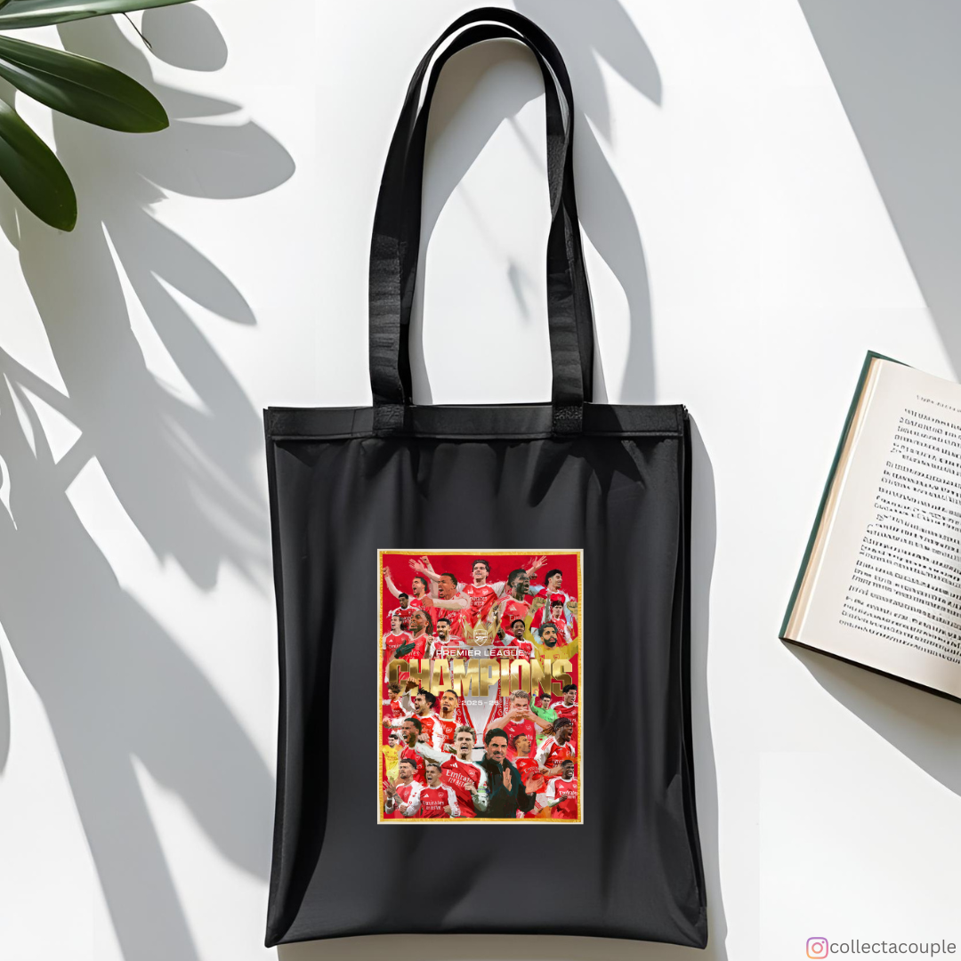 Arsenal: Premier League Champions 25/26 Tote Bag