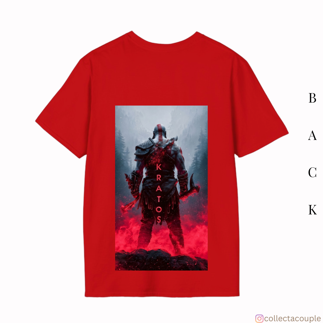 God of War: Kratos Oversized Unisex T-shirt (front and back print)