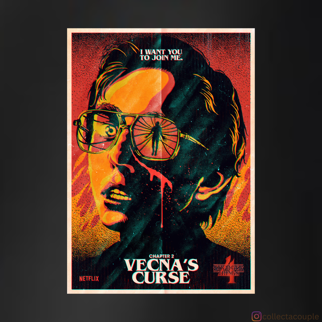 Stranger Things: Vecna's Curse Unisex Hoodie (front & back print)