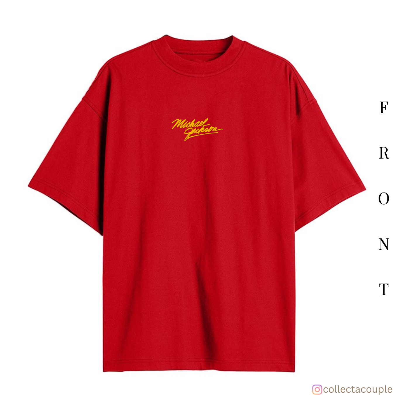 Michael Jackson: Smooth Criminal Oversized Unisex T-shirt (front and back print)