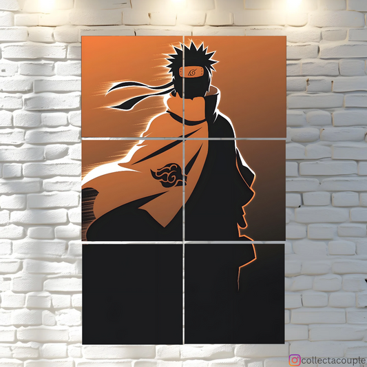 Naruto: Silhouette Fandom Puzzle Board Wall Art