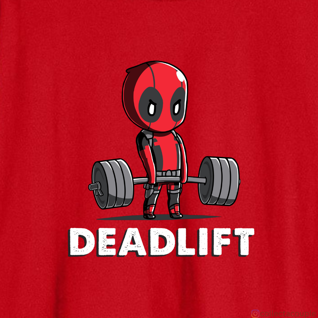 Deadpool: Deadlift Illustrated Oversized Unisex T-shirt (front and back print)