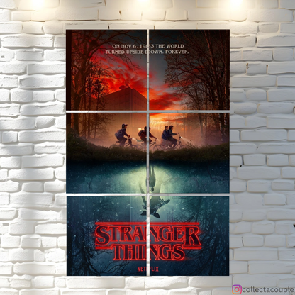 Stranger Things: Upside Down Fandom Puzzle Board Wall Art